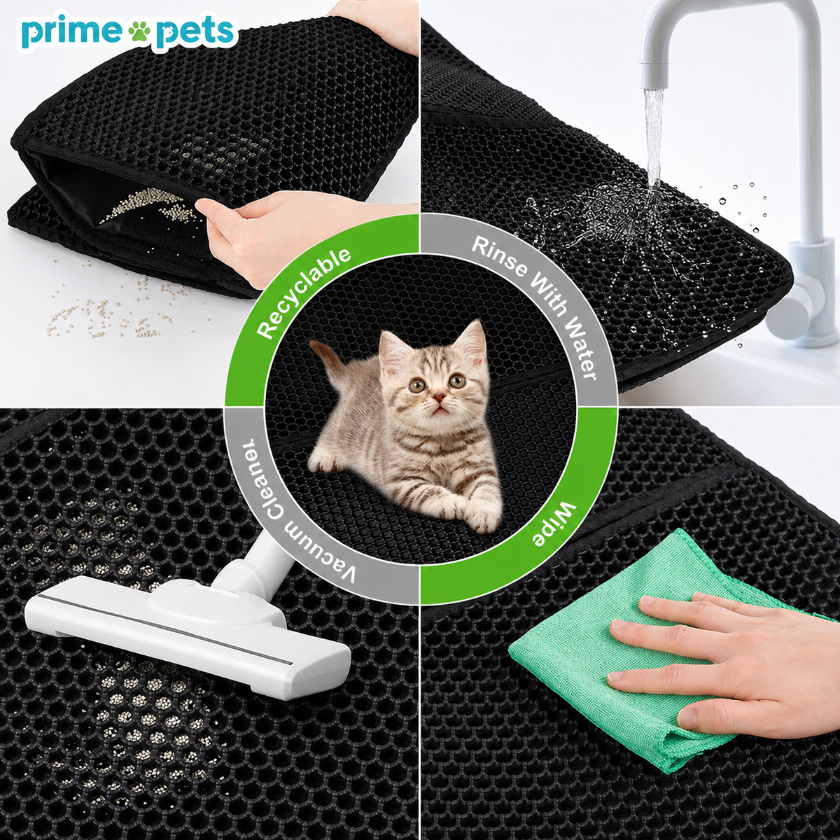 Alfombra Atrapa Arena Para Gatos