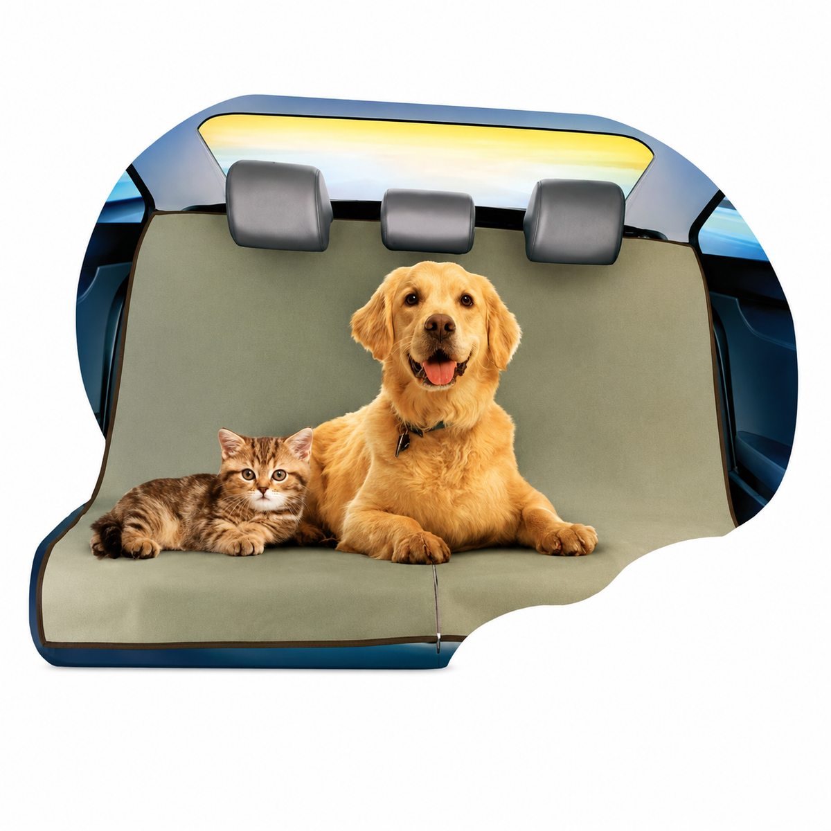 Funda Cubre Asiento Auto para Mascotas